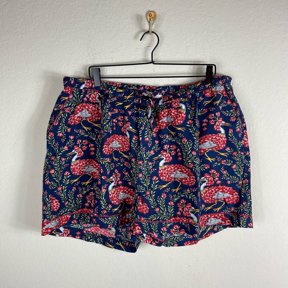 Printfresh Women's Blue And Red Patterned Shorts - image 4